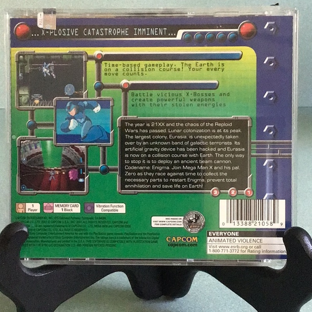 PlayStation Megaman X 5 by Capcom content rated for EVERYONE - Picture 6 of 11